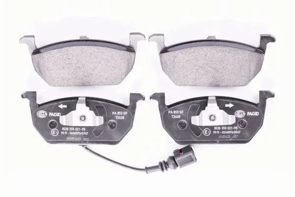 Тормозні колодки HELLA 8DB355021951