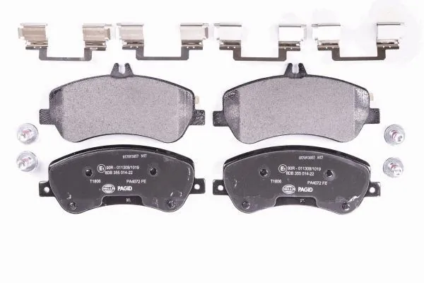 Купити 8DB355014221 HELLA Колодки гальмівні передні, дискові
