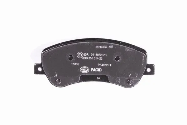 Передні тормозні колодки 8DB355014221 HELLA