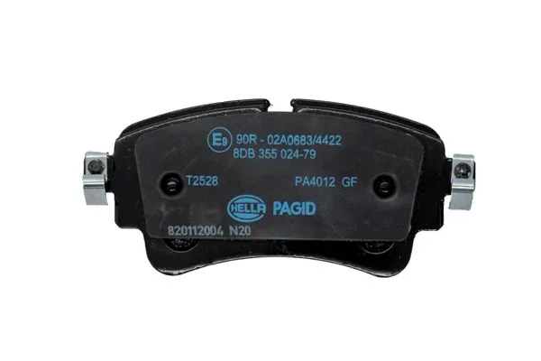 Задні дискові колодки HELLA 8DB355024791