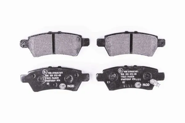 Задні дискові колодки HELLA 8DB355012081