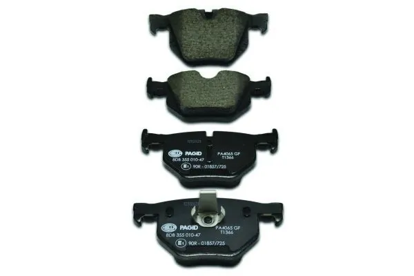 Задні гальмівні колодки 8DB355010471 HELLA
