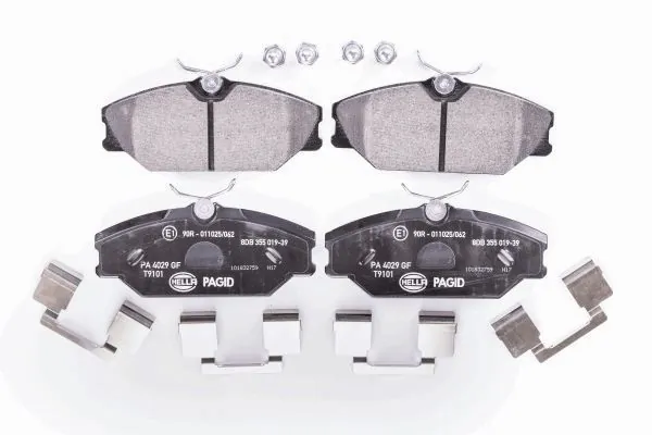 Передні тормозні колодки 8DB355019391 HELLA