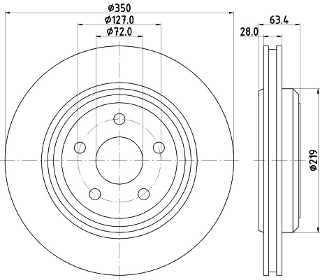Задні дискові гальма Power Stop AR83079 ціна, від 81.74 USD