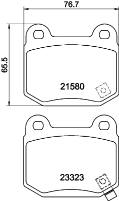 Задні гальмівні колодки 44060CD094 Renault (RVI)