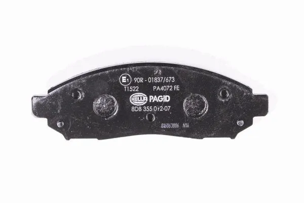 Купити 8DB355012071 HELLA Колодки гальмівні передні, дискові
