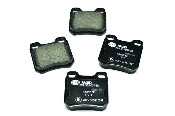 Купити 8DB355007381 HELLA Задні колодки