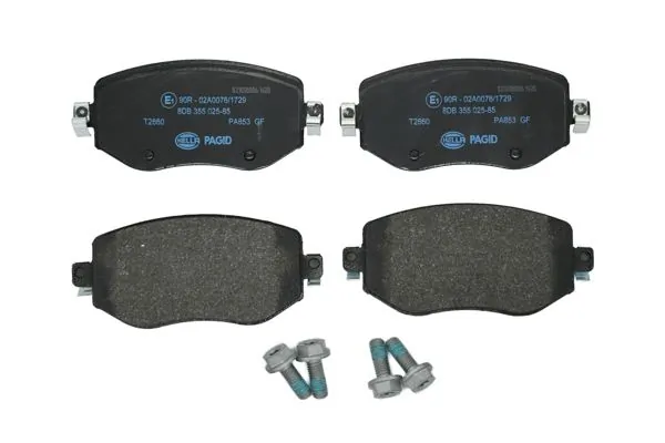 Передні тормозні колодки 8DB355025851 HELLA
