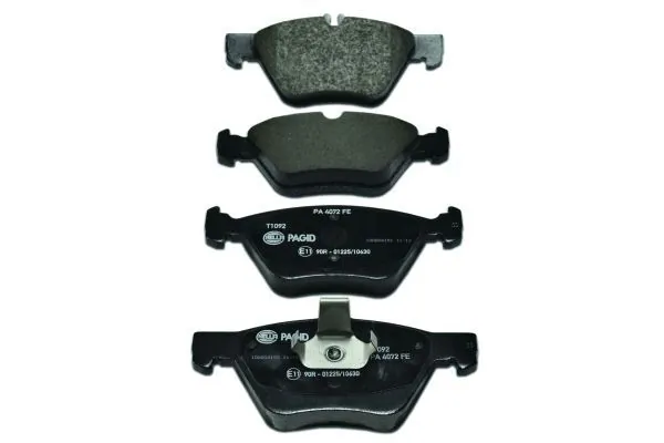 Передні тормозні колодки 8DB355007861 HELLA