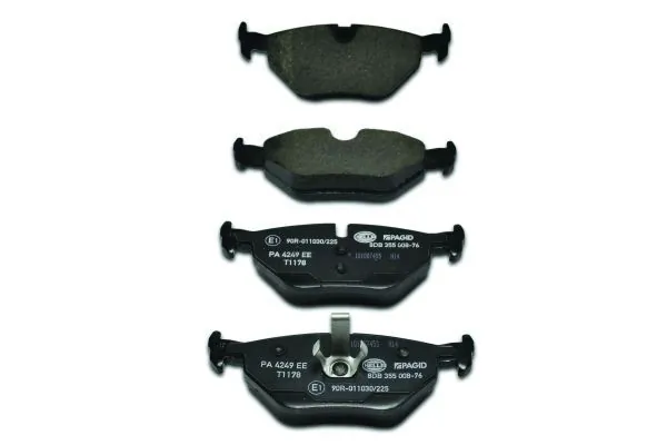 Задні дискові колодки HELLA 8DB355008761