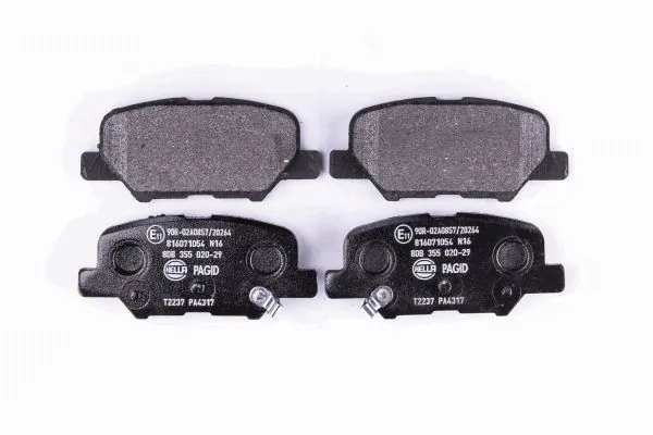 Задні дискові колодки HELLA 8DB355020291
