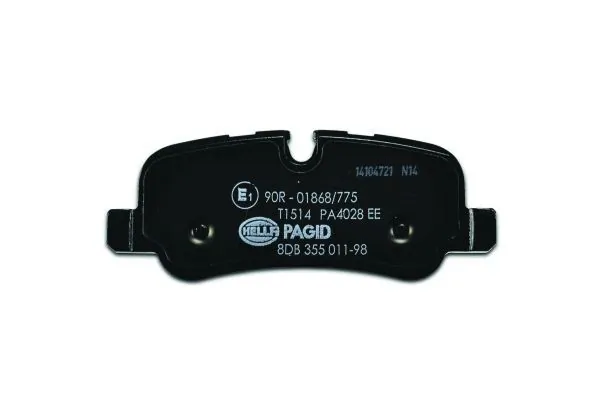 Задні дискові колодки HELLA 8DB355011981