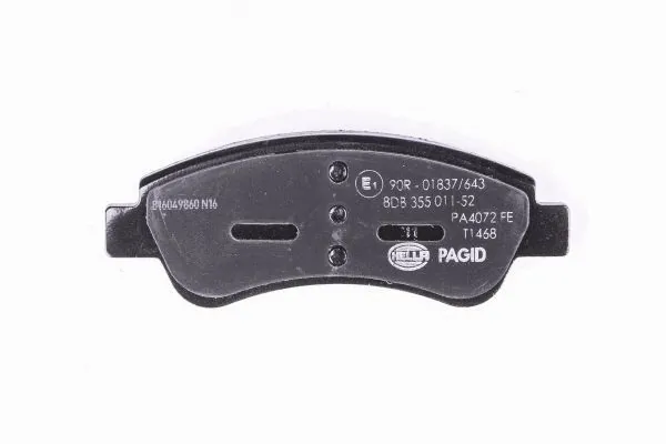 Купити 8DB355011521 HELLA Колодки гальмівні передні, дискові