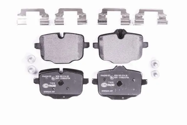 Купити 8DB355014361 HELLA Задні колодки