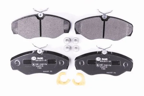 Купити 8DB355011091 HELLA Колодки гальмівні передні, дискові