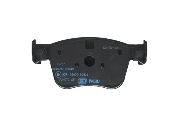 Передні тормозні колодки 8DB355036491 HELLA