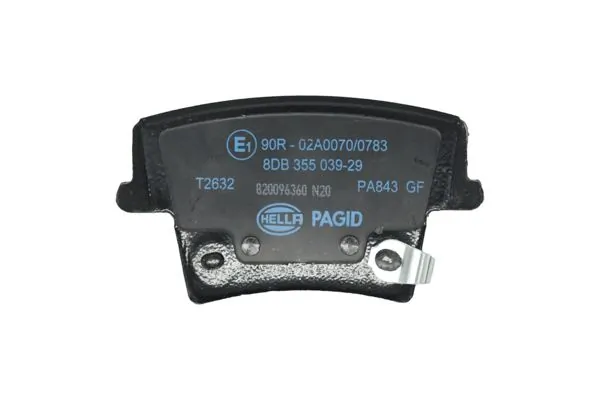 Задні дискові колодки HELLA 8DB355039291