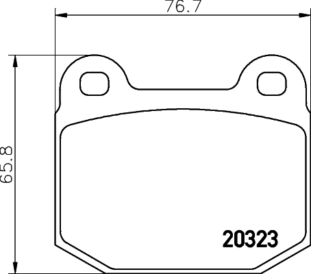 Гальмівні колодки Maserati 370230042 ціна, від 40.40 USD
