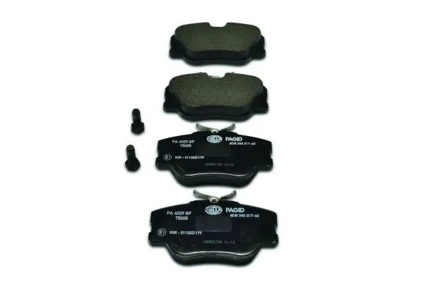 Купити 8DB355017601 HELLA Колодки гальмівні передні, дискові