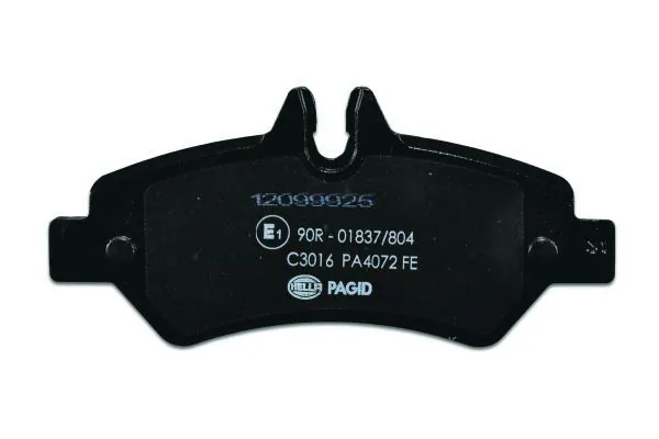 Задні дискові колодки HELLA 8DB355005351