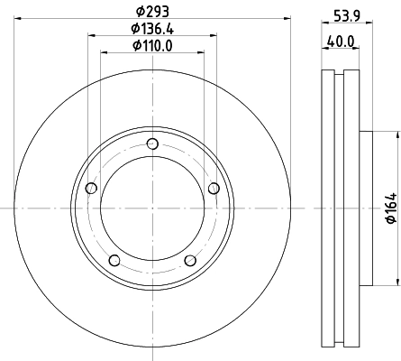 Диск переднього гальма Bosch 0986479D81 ціна, від 75.60 USD