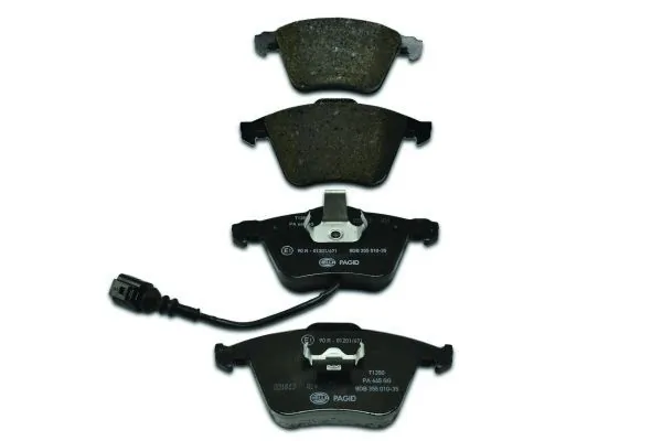 Передні тормозні колодки 8DB355010351 HELLA