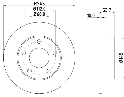 Гальмівні диски 8908311 Brembo