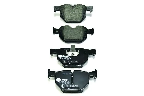 Задні дискові колодки HELLA 8DB355013941