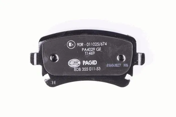 Купити 8DB355011531 HELLA Задні колодки