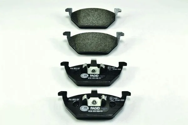Гальмівні колодки HELLA 8DB355008591 ціна, від 29.30 USD