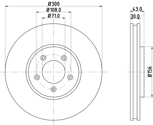 Гальмівні диски передні GD950 EBC Brakes