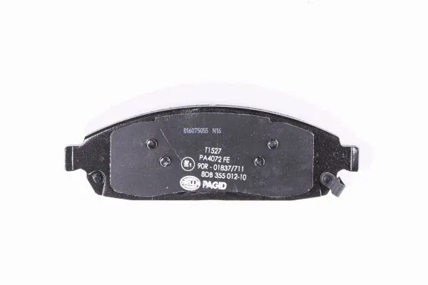 Передні тормозні колодки 8DB355012101 HELLA
