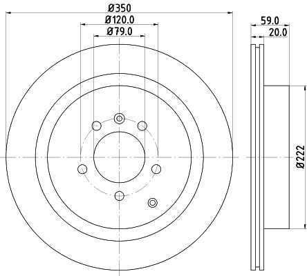 8DD355118781 HELLA Дискові гальма