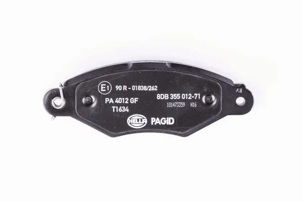 Передні тормозні колодки 8DB355012711 HELLA