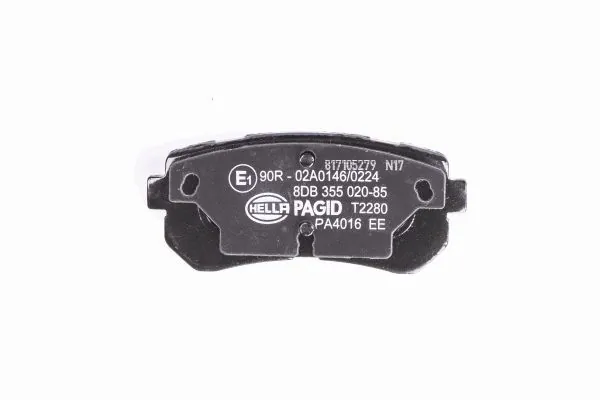 Задні гальмівні колодки 8DB355020851 HELLA
