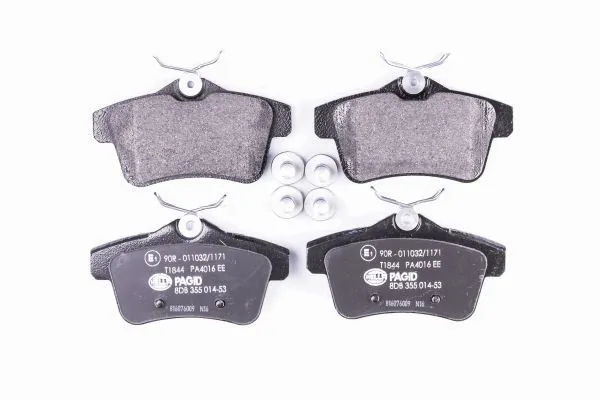 Задні дискові колодки HELLA 8DB355014531