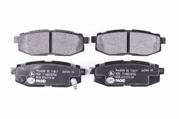 Задні дискові колодки HELLA 8DB355014341