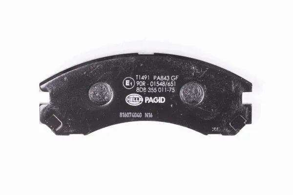 Передні тормозні колодки 8DB355011751 HELLA