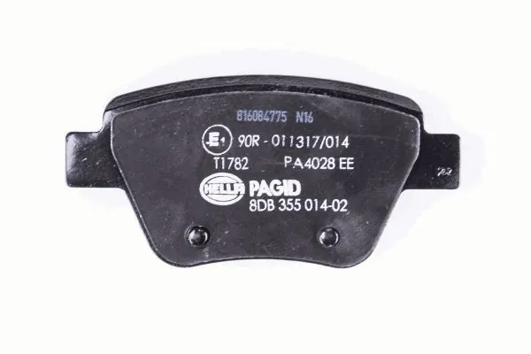 Купити 8DB355014021 HELLA Задні колодки