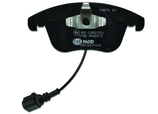 Передні тормозні колодки 8DB355014031 HELLA