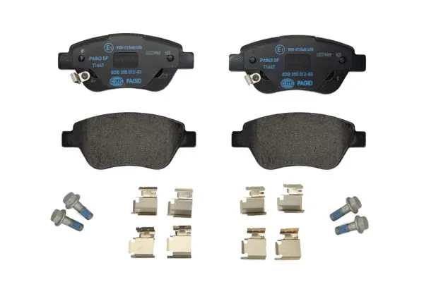 Передні тормозні колодки 8DB355012831 HELLA