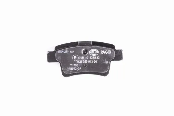 Задні гальмівні колодки 8DB355013361 HELLA