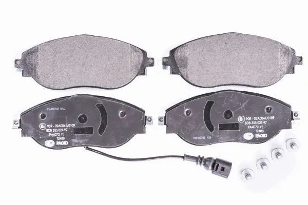 Купити 8DB355021971 HELLA Колодки гальмівні передні, дискові