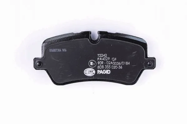 Задні дискові колодки HELLA 8DB355020361