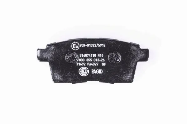 Задні дискові колодки HELLA 8DB355013261
