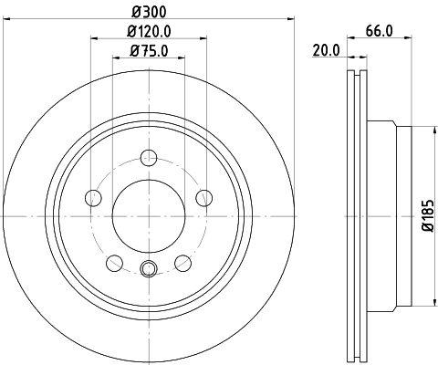 8DD355118271 HELLA Дискові гальма