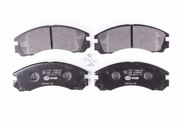 Купити 8DB355011751 HELLA Колодки гальмівні передні, дискові