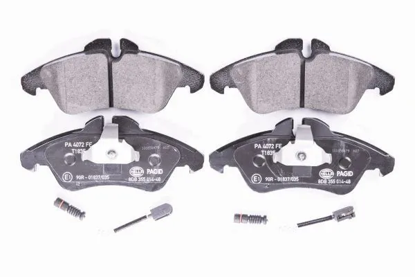 Купити 8DB355014481 HELLA Колодки гальмівні передні, дискові