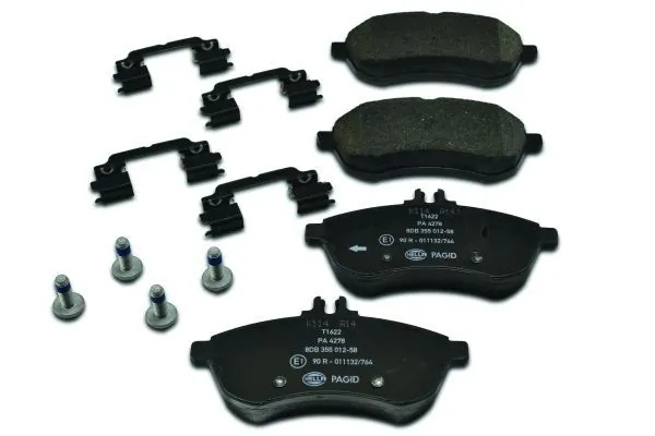 Тормозні колодки HELLA 8DB355012581