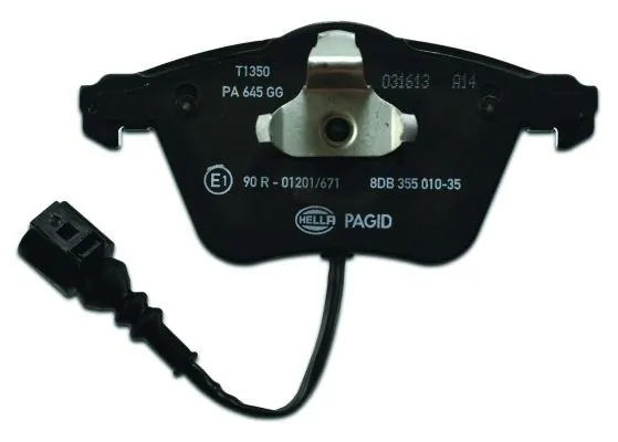 Купити 8DB355010351 HELLA Колодки гальмівні передні, дискові